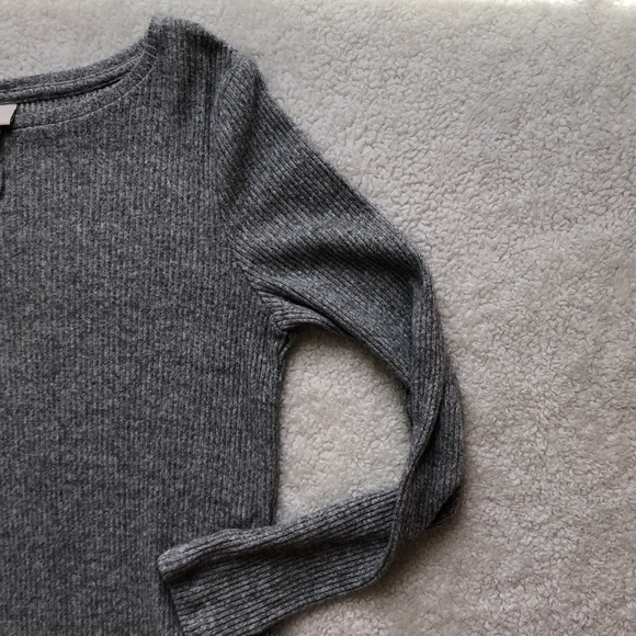 NWT Heather Gray Long Sleeve Dress - Picture 3 of 7